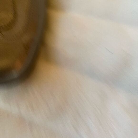 Comfort view Kailey metallic brown faux leather slides sandals size 10W - Picture 8 of 9